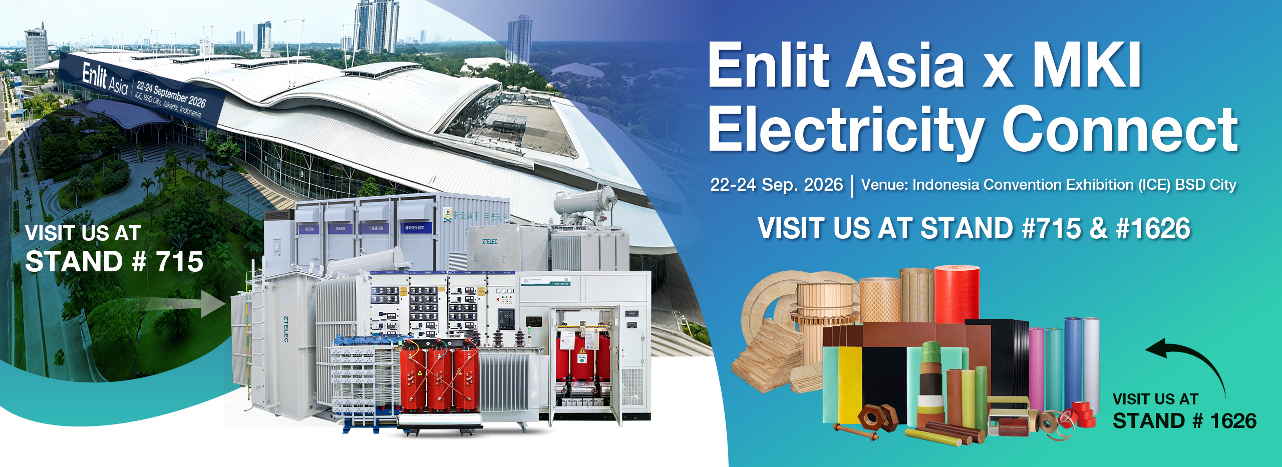 ZTELEC Enlit Asia 2026 Booth 715 and 1626
