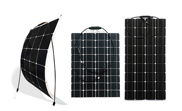 Semi-flexible solar panel