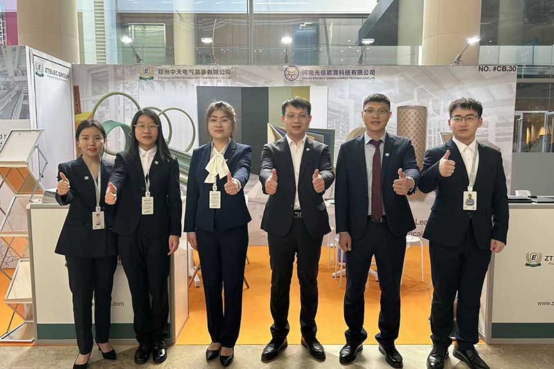 Group photo of colleagues participating in the exhibition