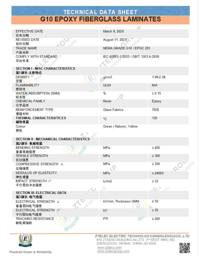 G10 Epoxy Fiberglass Laminates-1