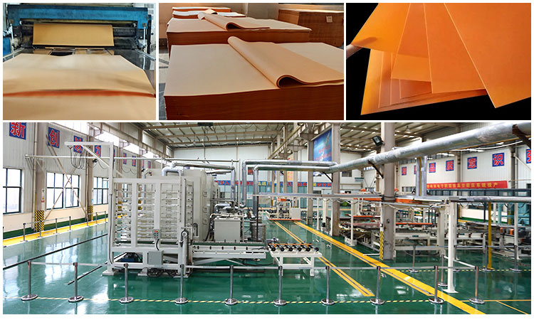 Phenolic back-up sheet