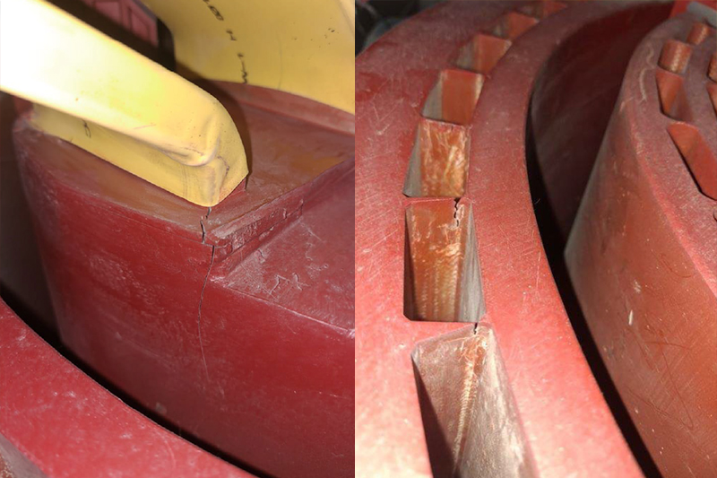 Dry-type transformer crack solution