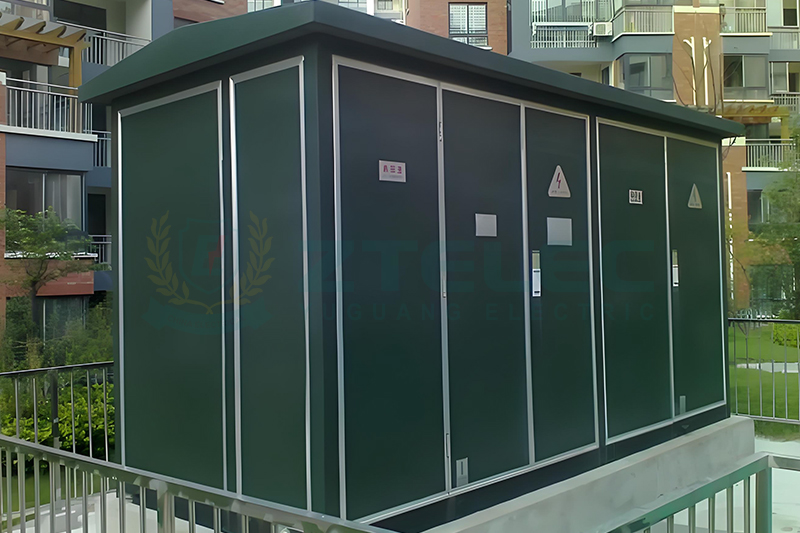 European-style prefabricated substation