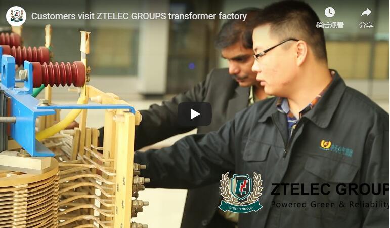 Customer test ZTELEC GROUP transformer